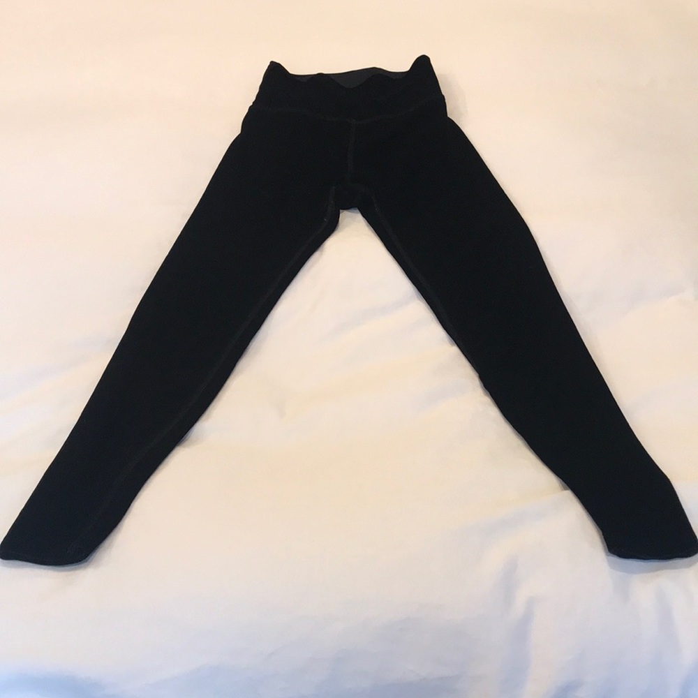 Beyond yoga high waisted velvet leggings